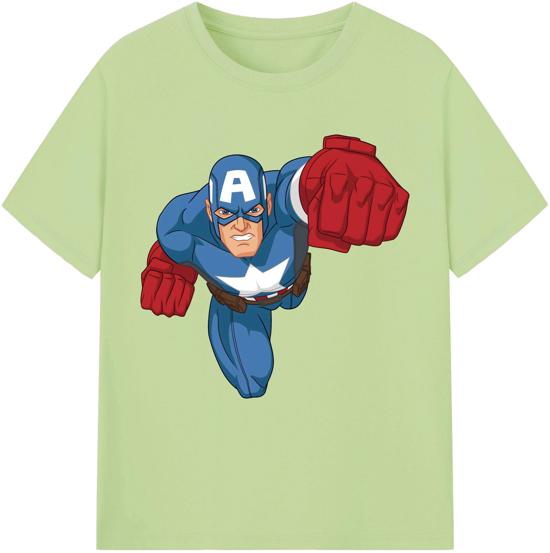 （画像用） アベンジャーズ The Avengers 綿100％半袖Tシャツ（フロントプリント）